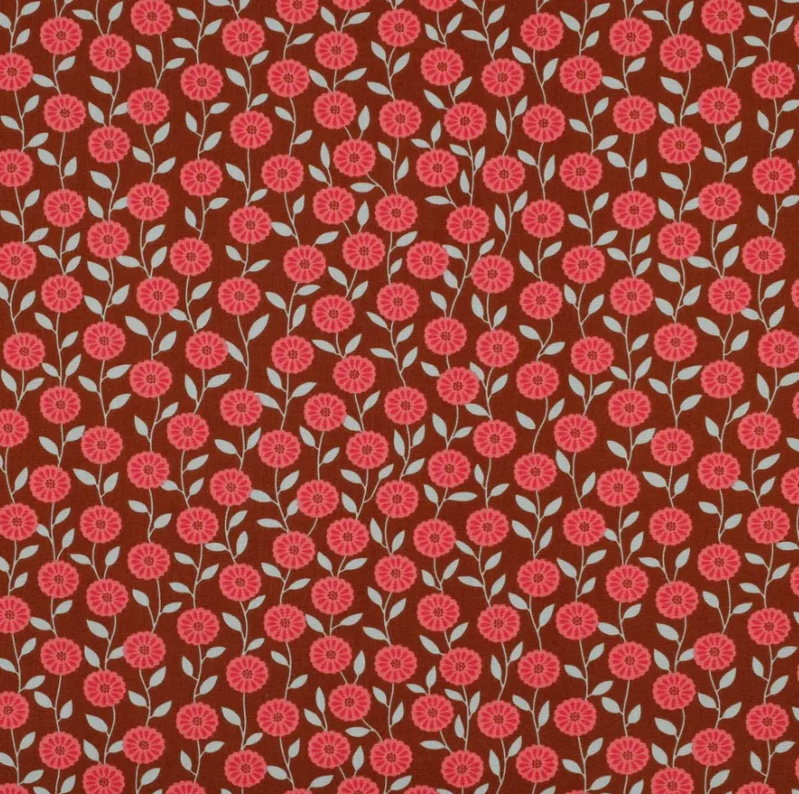 katoen poplin bloemen - Poppy meets Pommé